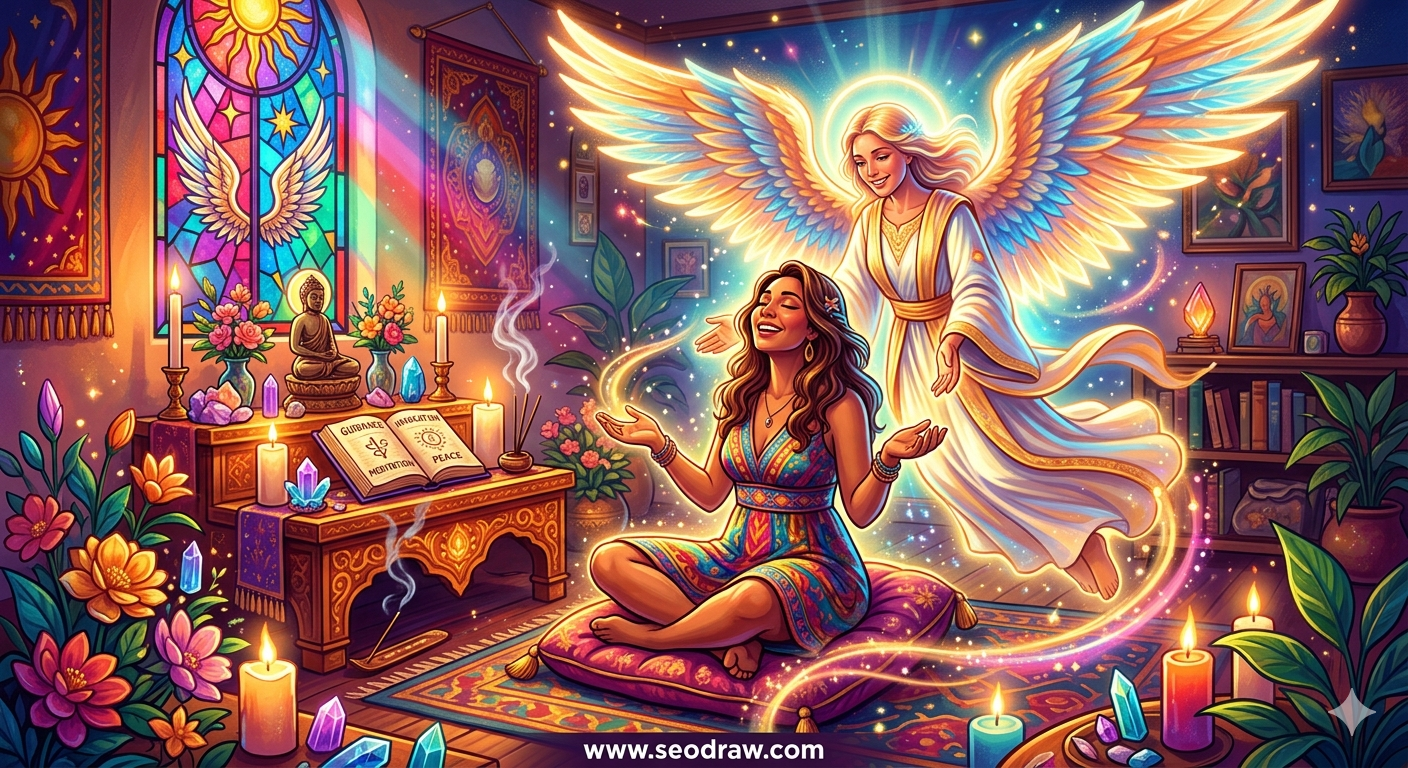 You are currently viewing Spiritual practices to invite guardian angel help