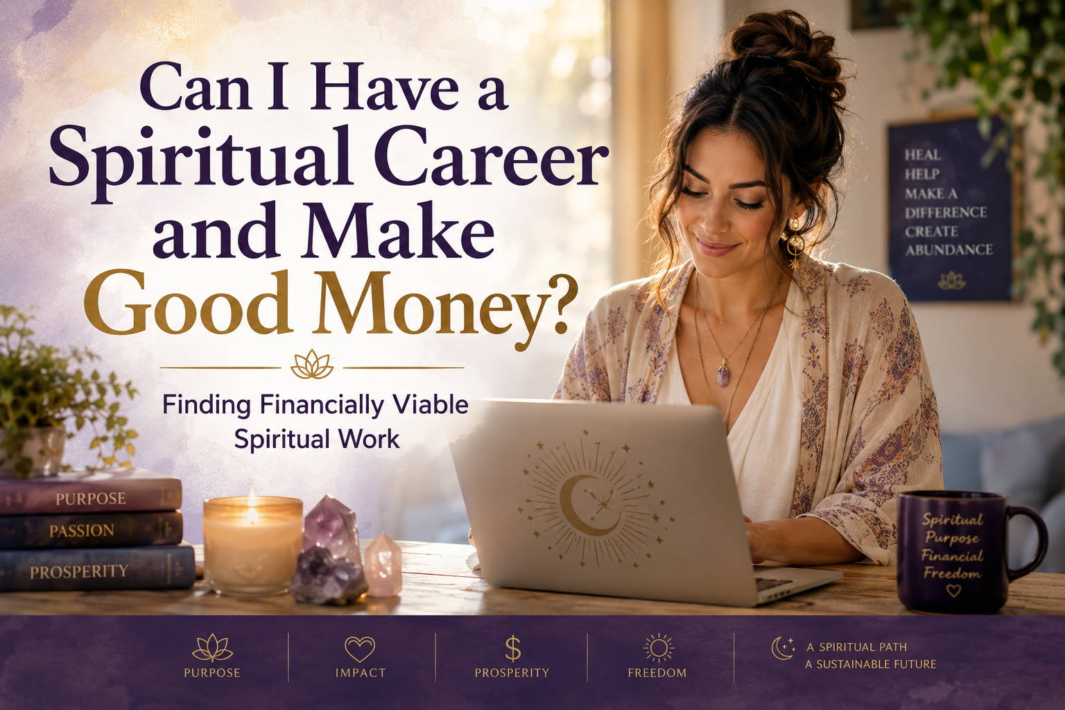 You are currently viewing Can I Have a Spiritual Career and Make Good Money? → Finding financially viable spiritual work