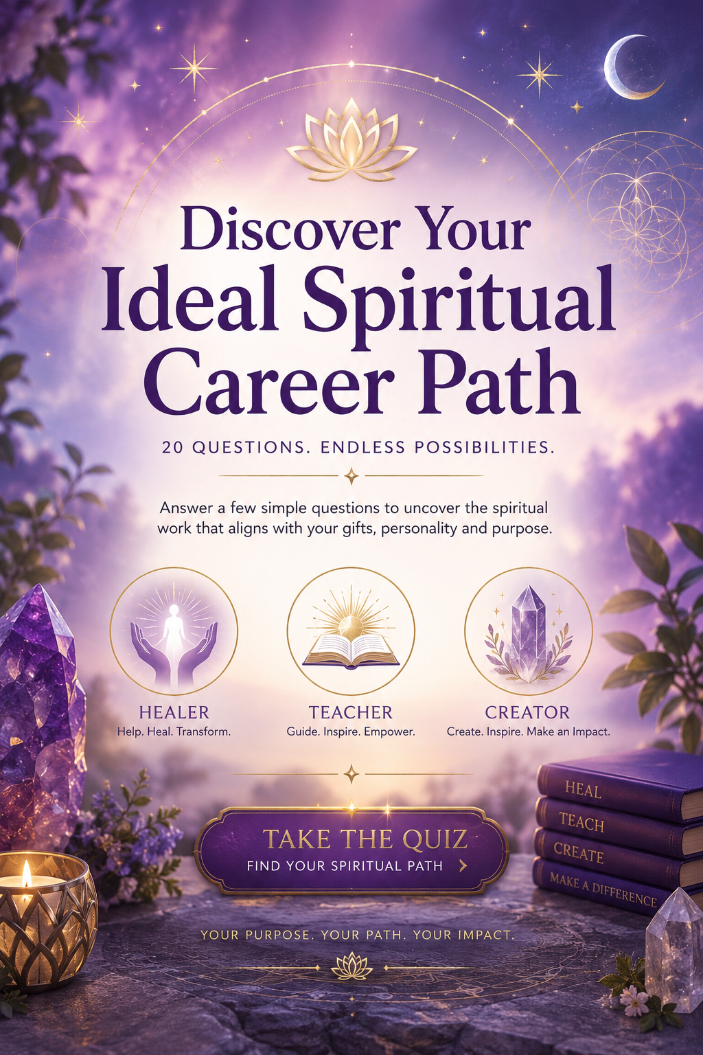 You are currently viewing Which Spiritual Career Matches Your Soul? – Quiz