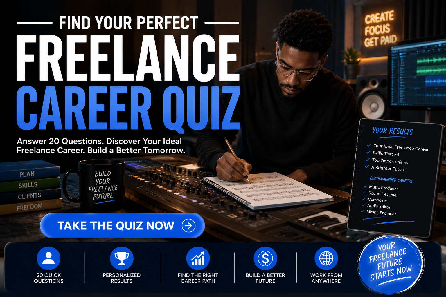 Read more about the article Which Freelance Career Is Right for You? – Quiz